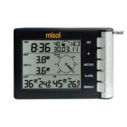 misol Professional weather station wind speed wind direction temperature humidity rain 433Mhz