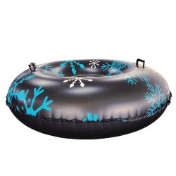 Winter Ski Ring Circle With Handle Inflatable PVC Outdoor Ski Circle Skate Fun Inflatable Sled Snow