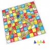 Educational Snake Ladder Kids Children Toys Interesting Board Game Set Portable Flying Chess Board F