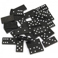 28 pcs set Wooden Dominoes Traditional Board Funny Game Educational Baby Kid Toys Children Gifts