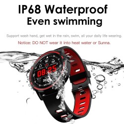 Smart Watch Men Fitness Tracker Heart Rate Blood Pressure Monitoring Smart Bracelet Ip68 Waterpro