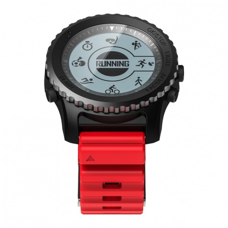 Reloj inteligente con GPS para hombres banda de natacin con Bluetooth IP68 monitor de ritmo card