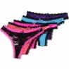 4 unidspack tangas de encaje bragas femeninas Sexy Tanga las mujeres transparentes bragas ropa inte