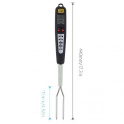 Smart Digital Meat Thermometer -Instant Probe Read-Best 5 BBQ Cooking Program-Fork BBQ Cooking Tools