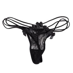 Sexy tangas ropa interior de cintura baja transparente G String bragas ntimas mujeres Lencera ropa