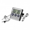 Digital Oven Thermometer Kitchen Food Cooking Meat BBQ Probe Thermometer With Timer Water Milk Tempe