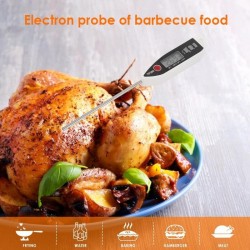 Termmetro Digital LCD para cocina carne alimentos termmetro sonda de acero inoxidable barbaco