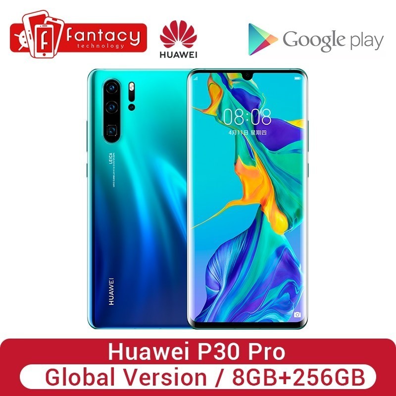 Versin Global Huawei P30 Pro 8GB 256GB Smartphone 5x Zoom ptico cuatro cmaras 647 Pantalla Com