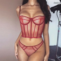 2019 Sexy Bikini mujer encaje Bikini Set 2 uds ropa interior traje de bao Lencera de corte alto Ta
