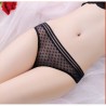 Sexy Mesh Thong Panties Ice Silk Seamless G String Plus Size Panties Women Low-Rise Femme Thongs Und