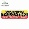 Tailgating Warning Sign Car