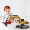 Children Diggers Crawler Tractor Toys ABS Rotating Excavator Remote Control Toy  Kids 5 Chan