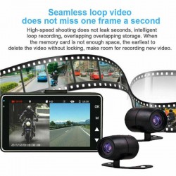 Motorbike Dual Camera Action Video