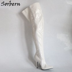 Designer thigh-high Boots Women Stilettos