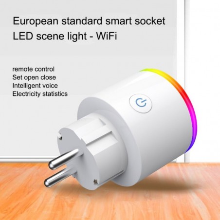 Enchufe UE WiFi Smart Socket temporizador toma de corriente enchufe Control remoto para Alexa Google