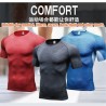 Los hombres Pro Shaper de compresin ropa interior 3D estampado y ajustado camiseta genial elstico