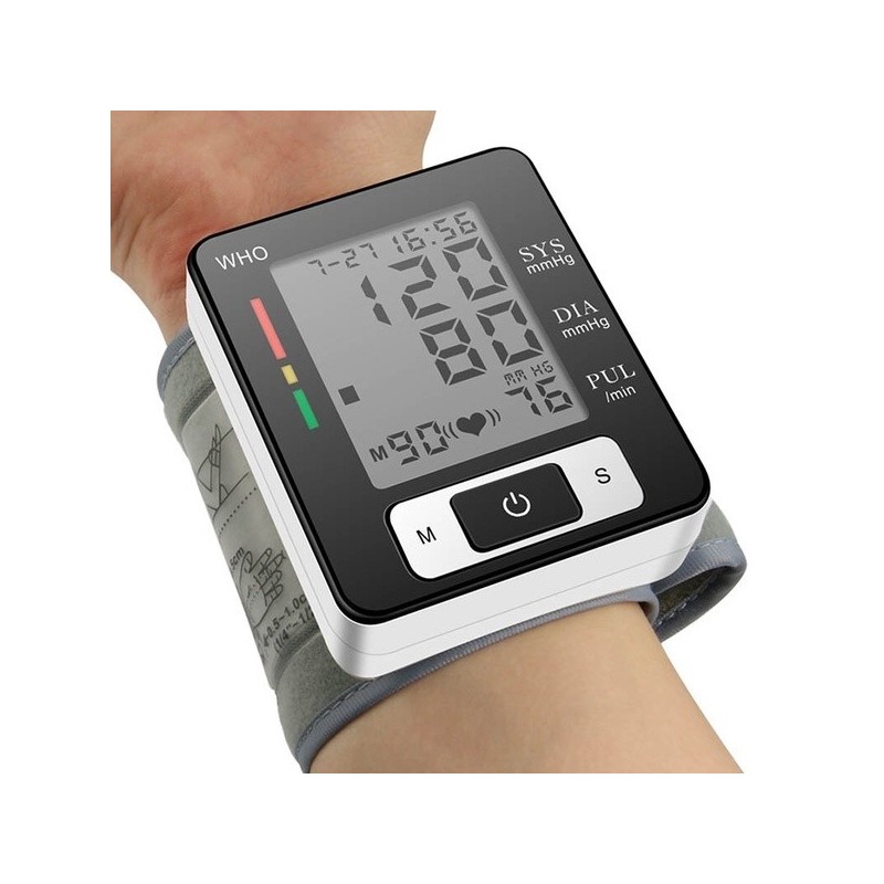 Mueca Sphygmomanometer medidor de presin arterial domstico Ck-W133 Digital ingls medidor de pres