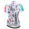 2019 camiseta de ciclismo para mujeres Pro Verano de manga corta equitacin ciclismo Jersey Tops Ita