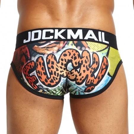 JOCKMAIL ropa interior Sexy para hombre ropa interior transpirable con cintura baja seda de hielo