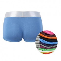 4 Uds hombres ropa interior boxeadores hombres Calzoncillos algodn Sexy Cueca Boxer para hombres pa