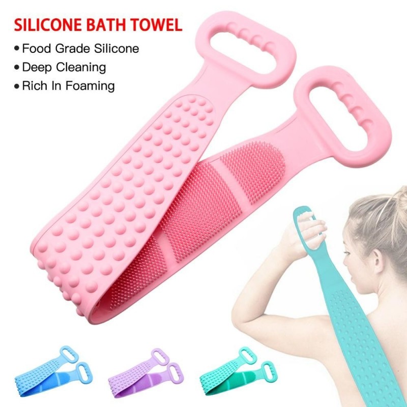 Double-sided Strong Cleaning Body Brush Bath Belt Exfoliating Back Brush