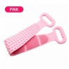 Rubbing Bath Artifact Silicone Gel Pull Back Men Women Double-sided Strong Cleaning Body Brush Bath