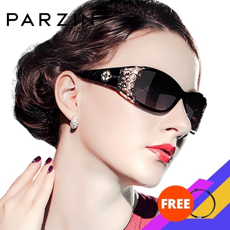 PARZIN gafas de sol de marca de lujo Vintage polarizadas para mujer lentes de sol para dama gafa