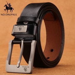 genuine leather luxury strap male belts