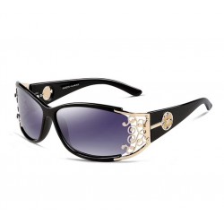 Luxury Brand Vintage Sunglasses Women Polarized Ladies Sun Glasses For Women Hollow Lace Femi