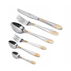 TOP 86pcs STAINLESS STEEL tableware SETS  Gold Plated Cutlery Set Dinnerware Tableware Silverware Kn