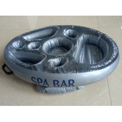 Piscina spa jacuzzi bandeja de bebida piscina inflable flotante estante para alimentos