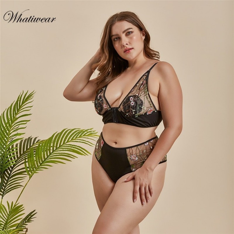 Plus Size Bra Set