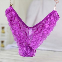 Ropa interior de encaje Lencera de mujer 4XL XXL XL L M bragas sexy mujer Bragas transparentes Tang