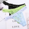 3 pairs lace thongs