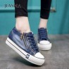 Denim canvas shoes woman