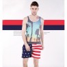 Summer mens Board Shorts Summer quick dry Beach Shorts men Homme Bermuda swimwear men sw