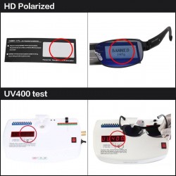 Gafas de sol polarizadas HD de diseador de marca 2020 para hombre y mujer gafas de sol con protecc