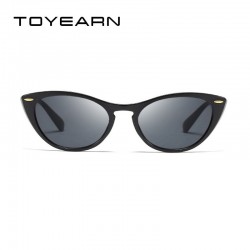 Retro New Luxury Cat Eye Sunglasses Women Brand Designer Sexy Lady Vintage Rivet Frame Sun Glas