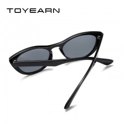 Retro New Luxury Cat Eye Sunglasses Women Brand Designer Sexy Lady Vintage Rivet Frame Sun Glas