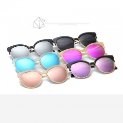 Marca de lujo diseador HD polarizado gafas de sol para mujer de moda de UV400 espejo gafas de sol d