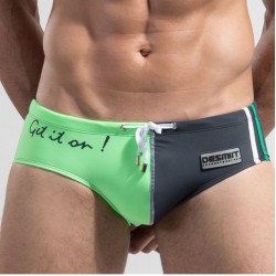 Men Swim Briefs Bikini...