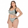 Plus size Bikini Mid Waist Swimwear