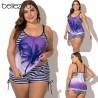 Plus Size Women Two Piece Swimsuit