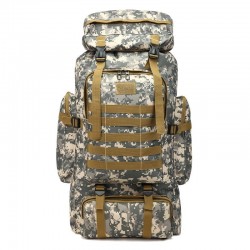 Camouflage military rucksack