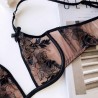 Bra set Transparent Lace Women Underwear Lingerie Sets Sexy Bra  Brief Sets Ultra-thin Push up