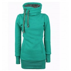 Women hoodie sweatshirt solid hooded long sleeve pullover hoodies drawstring plus size 4XL