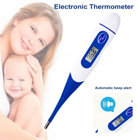 Termmetro Digital a prueba de agua temperatura electrnica para bebs cuerpo Anal axila termme