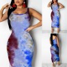 Mujeres Graffiti Slim Fit vestido seoras chicas Boho largo Maxi vestidos de noche fiesta playa Body