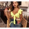 2020 nen tops mujer color fluorescente Roco corto ombligo camisola sexy tops streetwear entrenamie