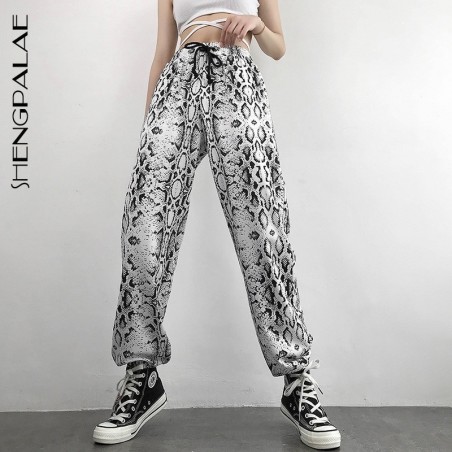 Snake Print Sweatpants for Women